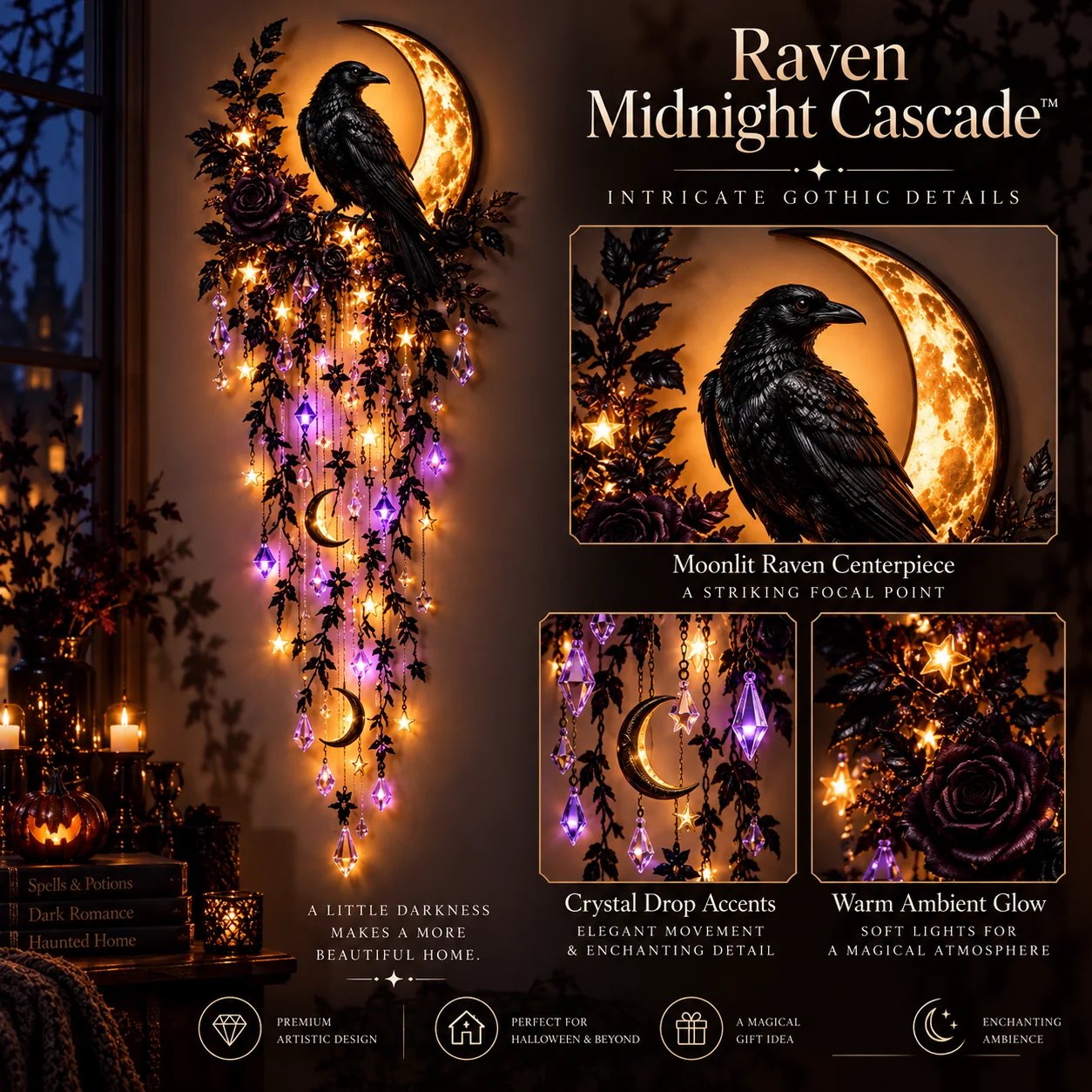 ✨Elegant Halloween Cascade Wall Light Collection