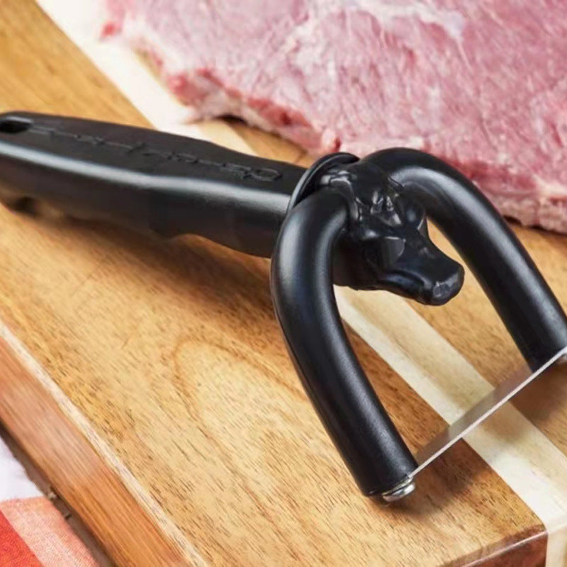 🥩 Handheld Fat Trimmer for Beef & Pork