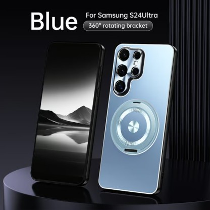 🌐 Περιστρεφόμενη θήκη σειράς τιτανίου για Samsung S25 Ultra/S24 Ultra/S23 Ultra