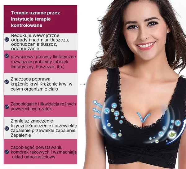 Triumph - Sutien fără sârmă din silicon Tourmaline, țesătură confortabilă și respirabilă, cataramă încrucișată din dantelă în față🔥🔥🔥