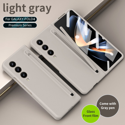 Husă de protecție împotriva căderii pentru telefon, cu carcasă pentru stilou și film pentru Samsung Galaxy Z Fold5 Fold4 Fold3