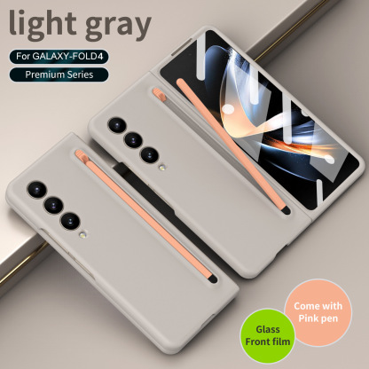 Husă de protecție împotriva căderii pentru telefon, cu carcasă pentru stilou și film pentru Samsung Galaxy Z Fold5 Fold4 Fold3