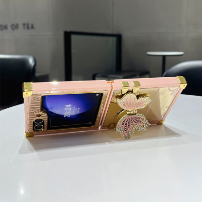 Θήκη τηλεφώνου Diamond Butterfly Stand για Galaxy Z Flip