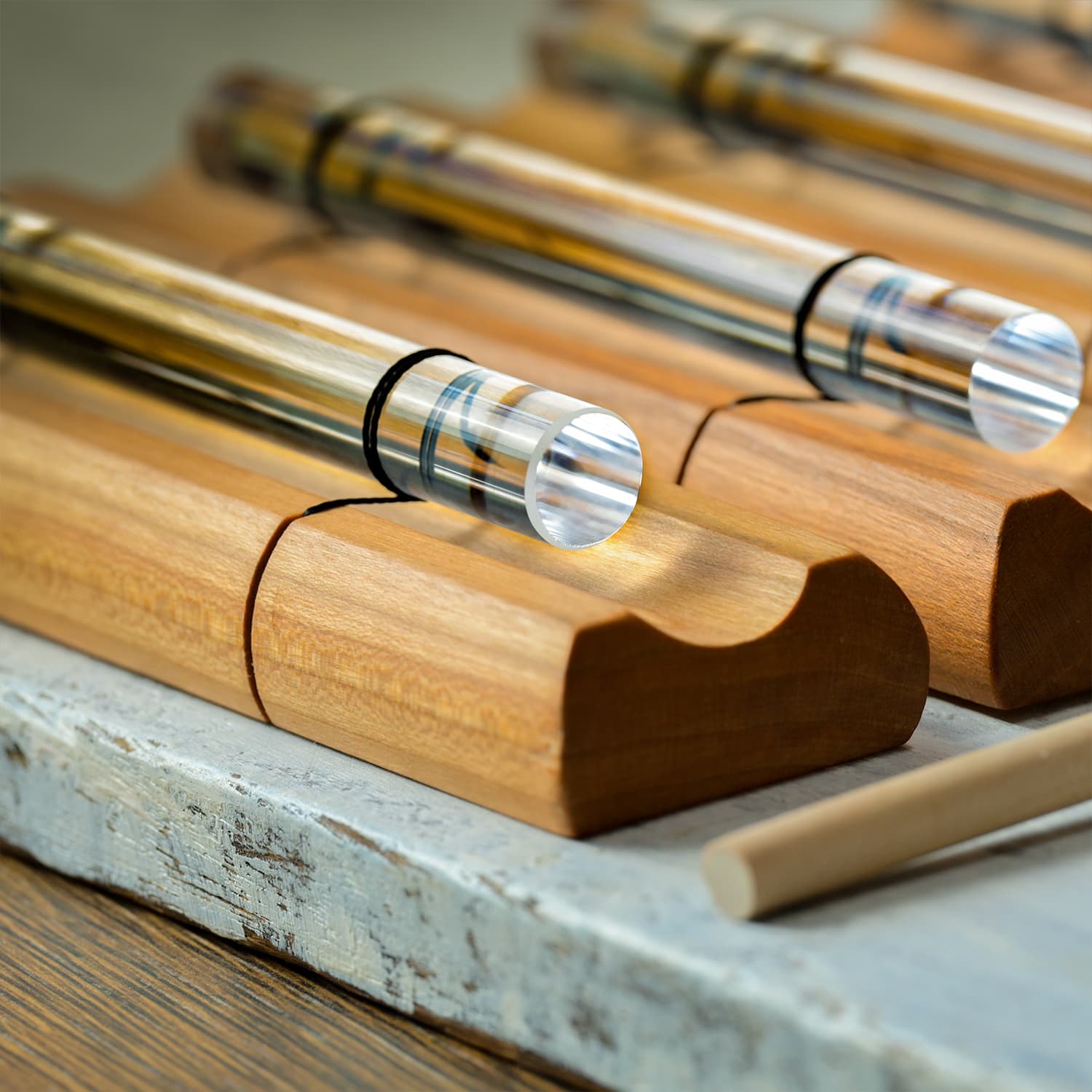 Crystal Bar Chime Chakra Energy for Meditation