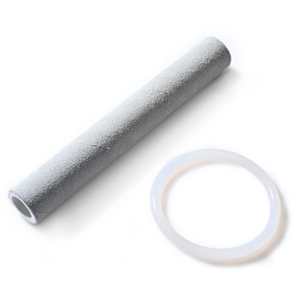 CVNC Hollow Suede Stick for Playing Crystal Singing Bowl Come with O-ring