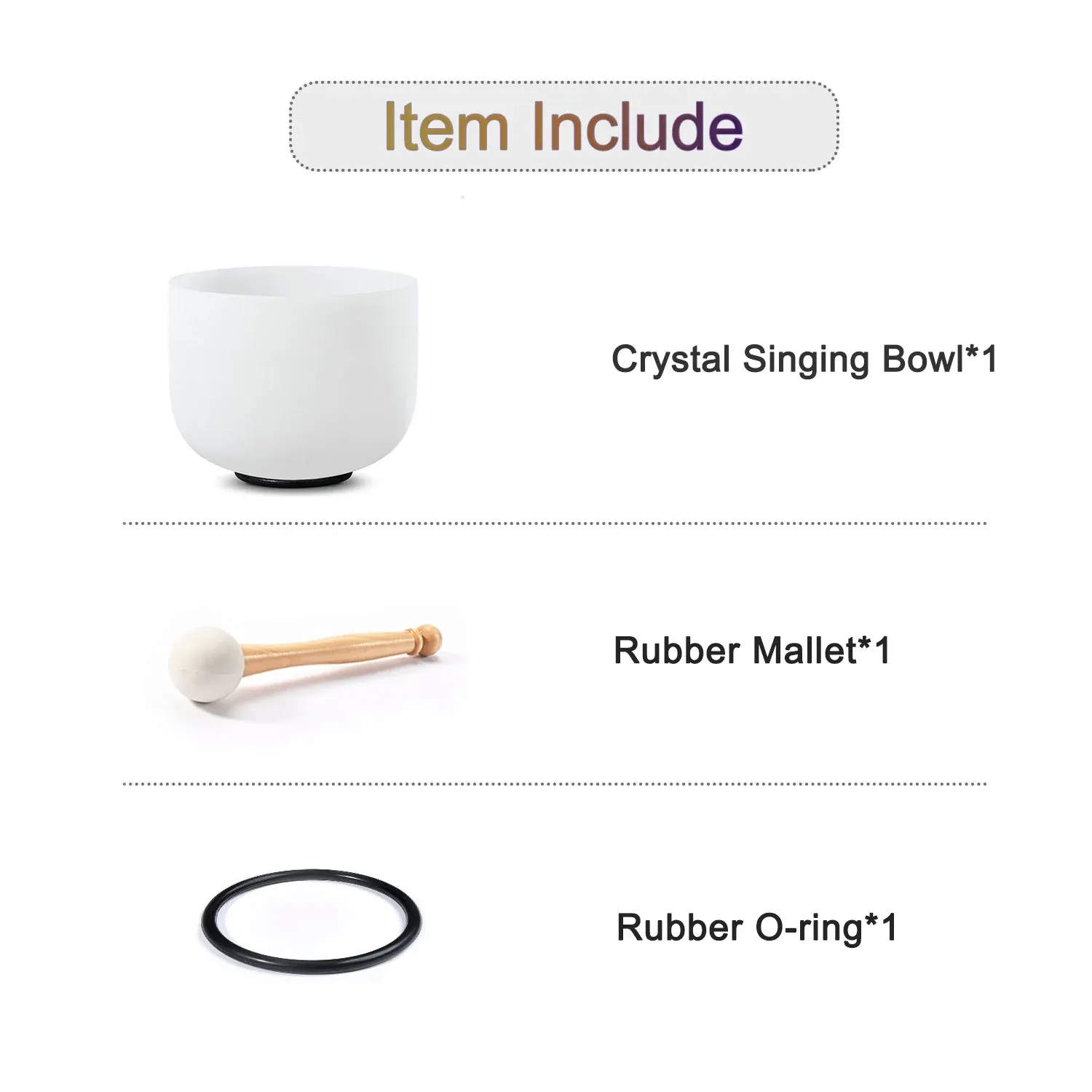 CVNC C Note Perfect Pitch Third Octave Frosted Crystal Singing Bowl