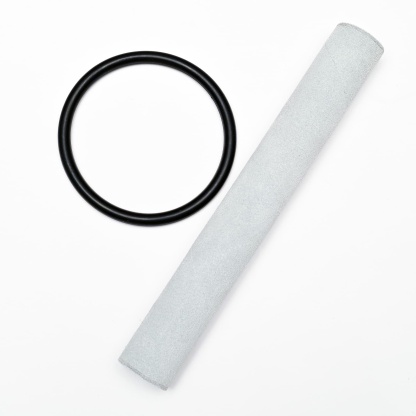 CVNC Suede Mallet for Playing Crystal Singing Bowl Sheepskin Stick Come with O-ring