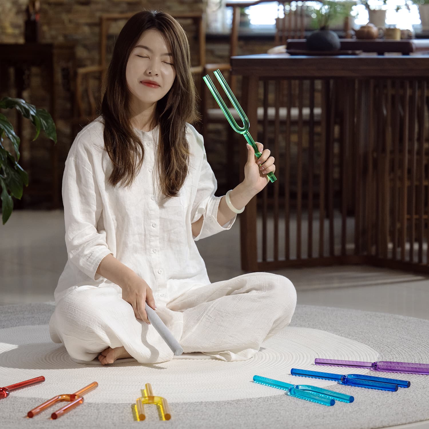 CVNC Note F Heart Chakra Crystal Tuning Fork