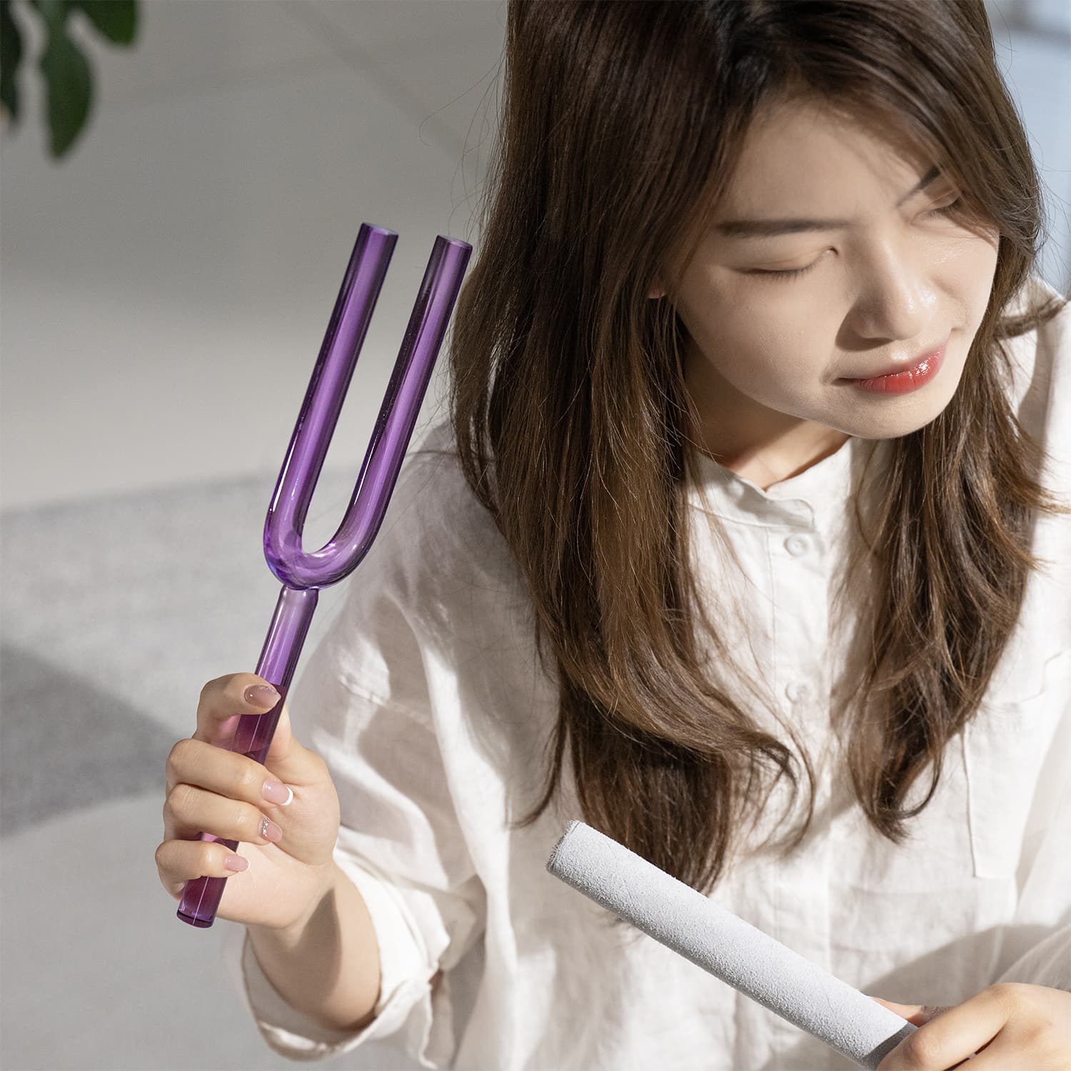 CVNC Note B Crown Chakra Crystal Tuning Fork