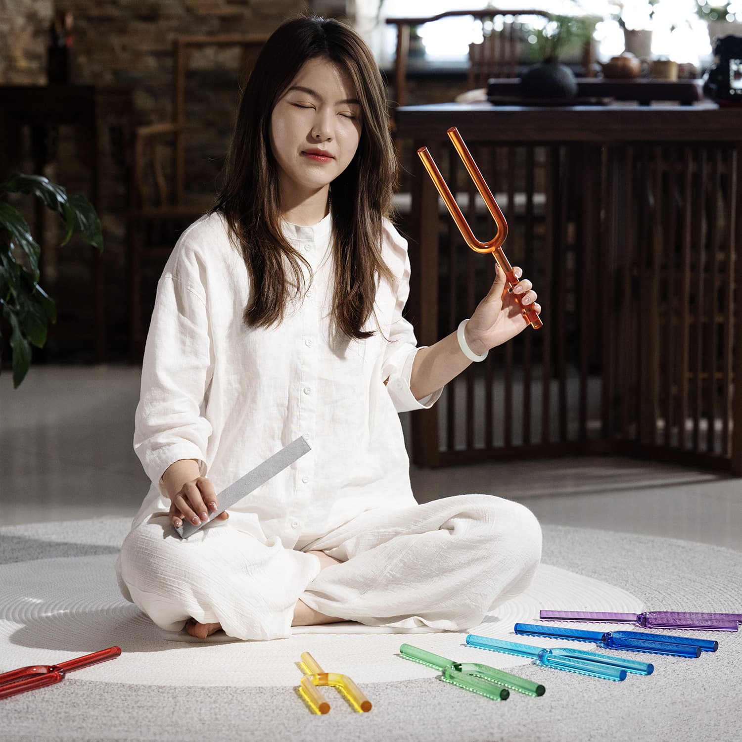 CVNC Note D Sacral Chakra Crystal Tuning Fork