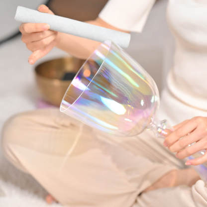 CVNC Cosmic Light Chalice Crystal Singing Bowl For Chakra Healing Meditation