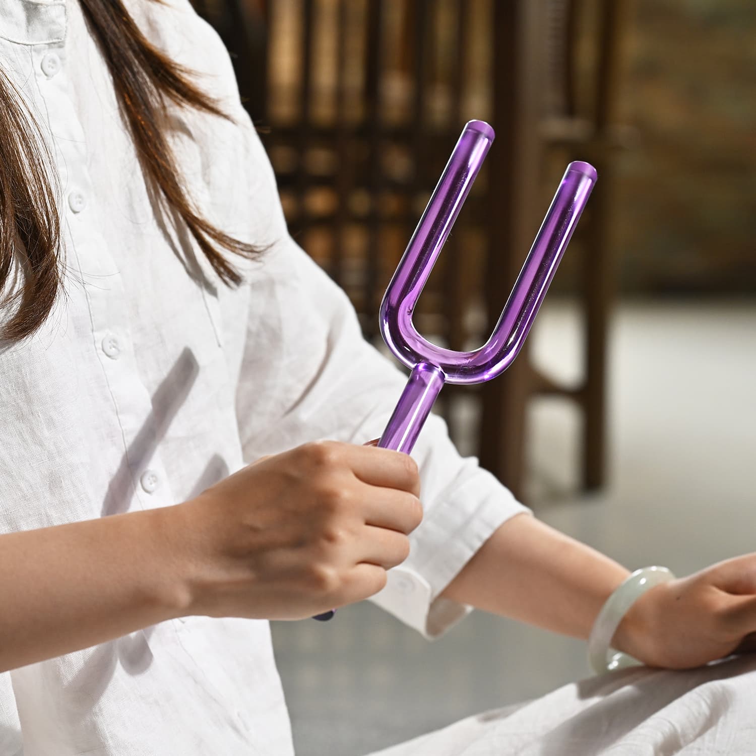 CVNC Note B Crown Chakra Crystal Tuning Fork