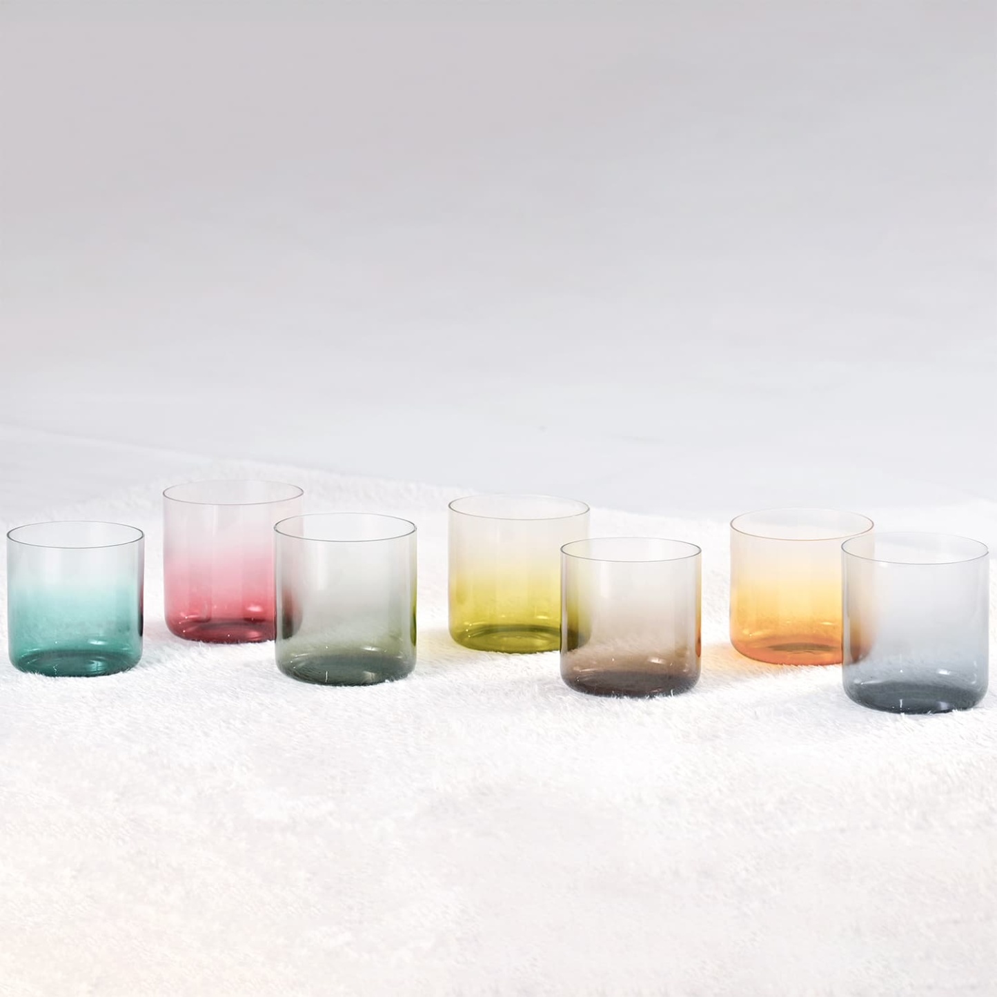 CVNC 7 PCS Alchemy Aria Crystal Singing Bowl Set With Carrier Bag For Sound Bath Meditation