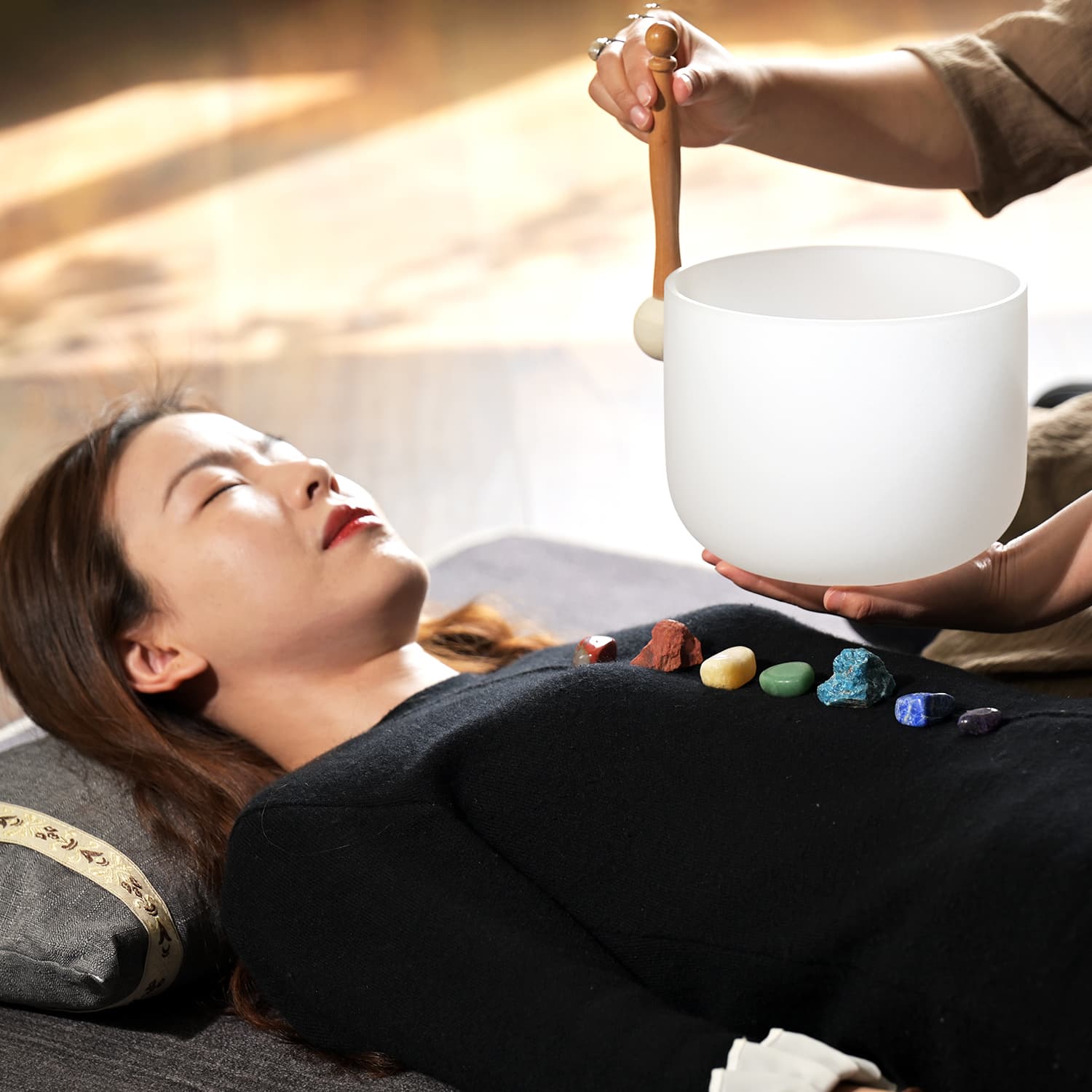 CVNC G NOTE Throat Chakra Crystal Singing Bowl For Sound Healing