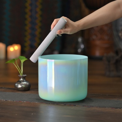 CVNC 440 Hz Perfect Pitch Turquoise Green Essence Singing Bowl