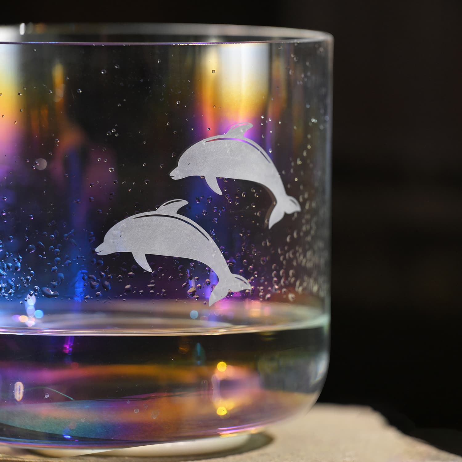 CVNC Aqua Dolphin Alchemy Singing Bowl with Carrier Bag