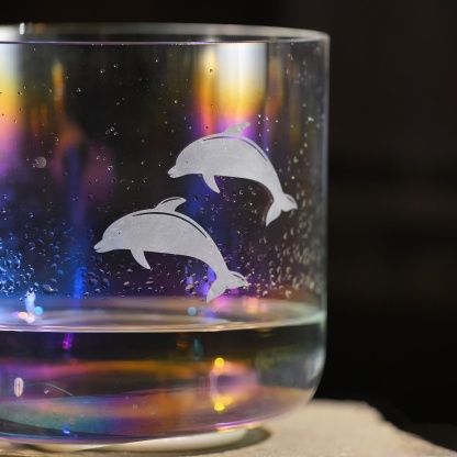 CVNC Aqua Dolphin Alchemy Singing Bowl with Carrier Bag
