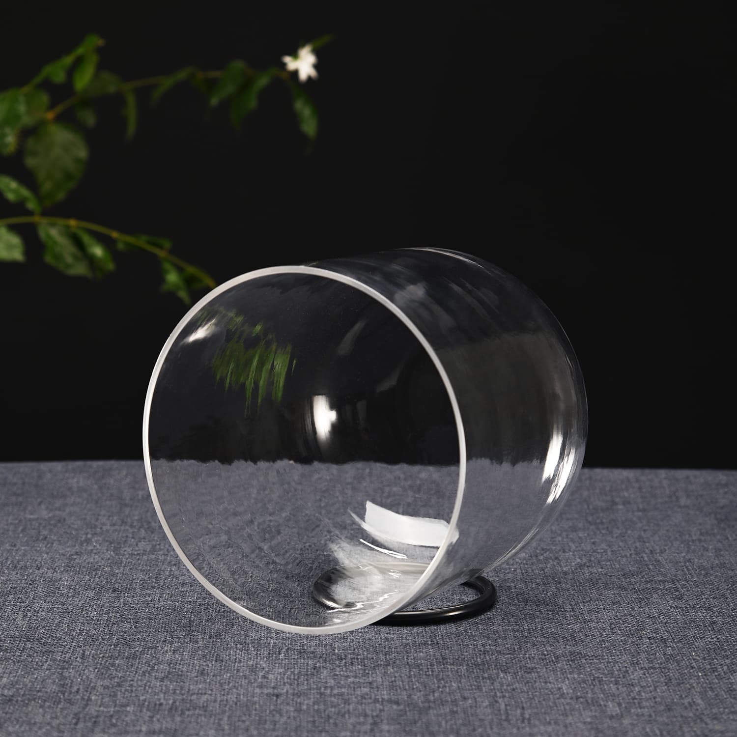 CVNC Alchemy Pure 432 Hz Perfect Pitch Clear Crystal Singing Bowl With Carrier Bag For Chakra Healing Meditation