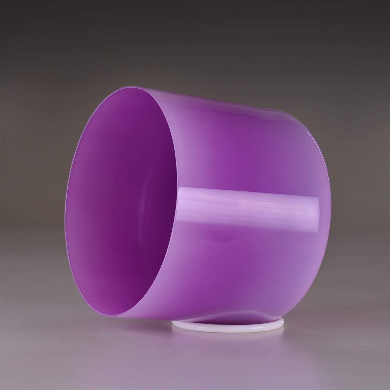 CVNC Violet Flame Alchemy Crystal Singing Bowl with Carrier Bag