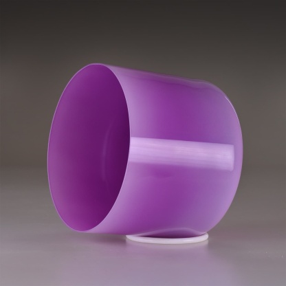 CVNC Violet Flame Alchemy Crystal Singing Bowl with Carrier Bag