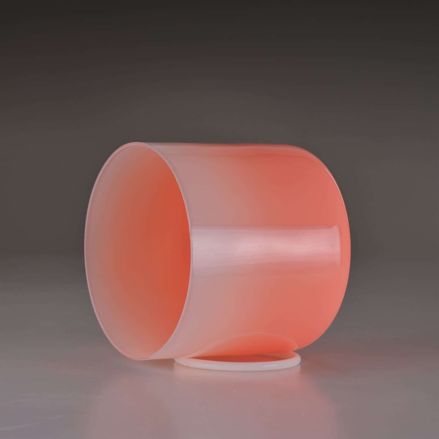 6" F+20 Rose Quartz Aura Singing Bowl