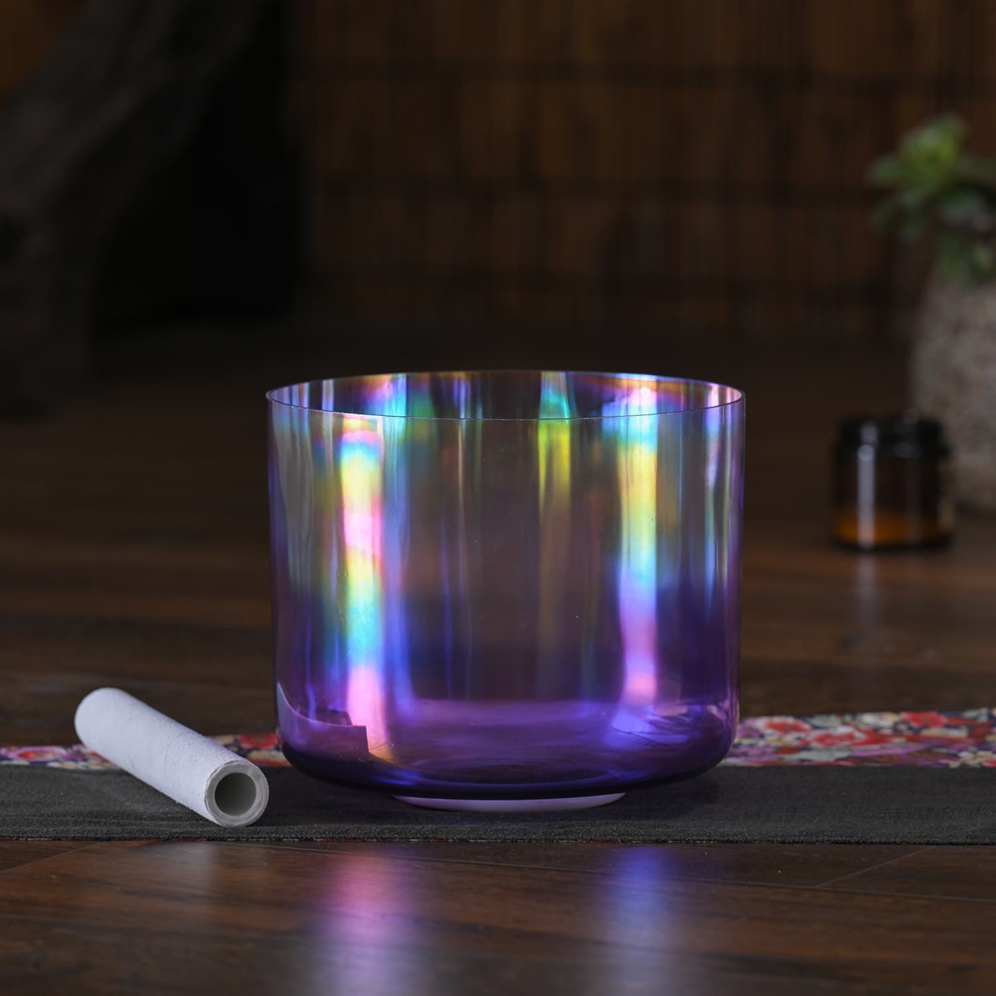 6" A-25 Indigo Aura Gold Singing Bowl