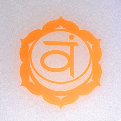 CVNC Note D Sacral Chakra Symbol Crystal Singing Bowl For Sound Healing