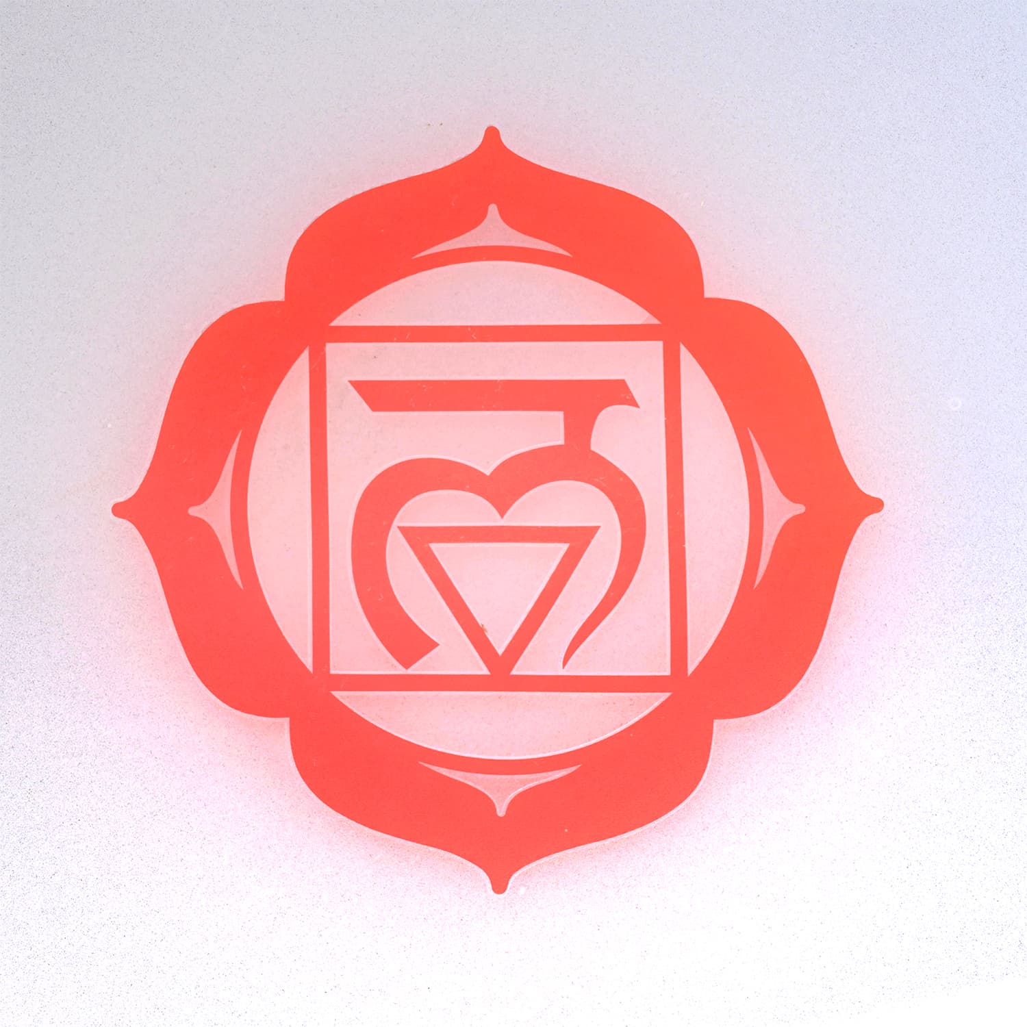 CVNC Note C Root Chakra Symbol Crystal Singing Bowl For Chakra Healing Meditation