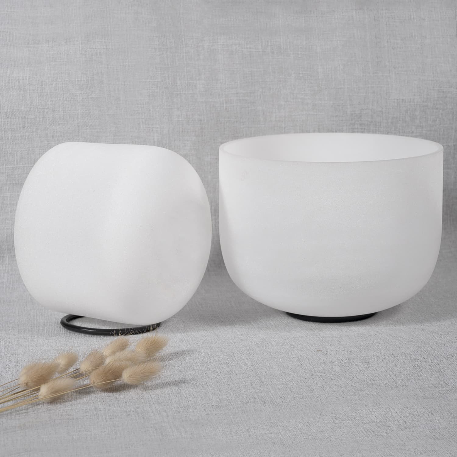 CVNC Earth & Soul Stars Set of 2 Crystal Singing Bowls With Carrier Bag