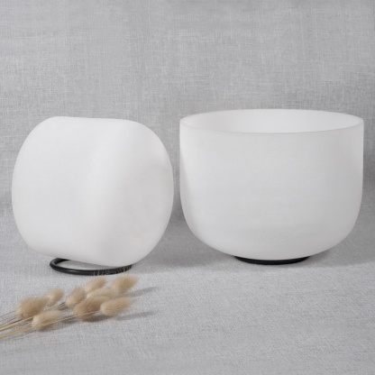 CVNC Earth & Soul Stars Set of 2 Crystal Singing Bowls With Carrier Bag