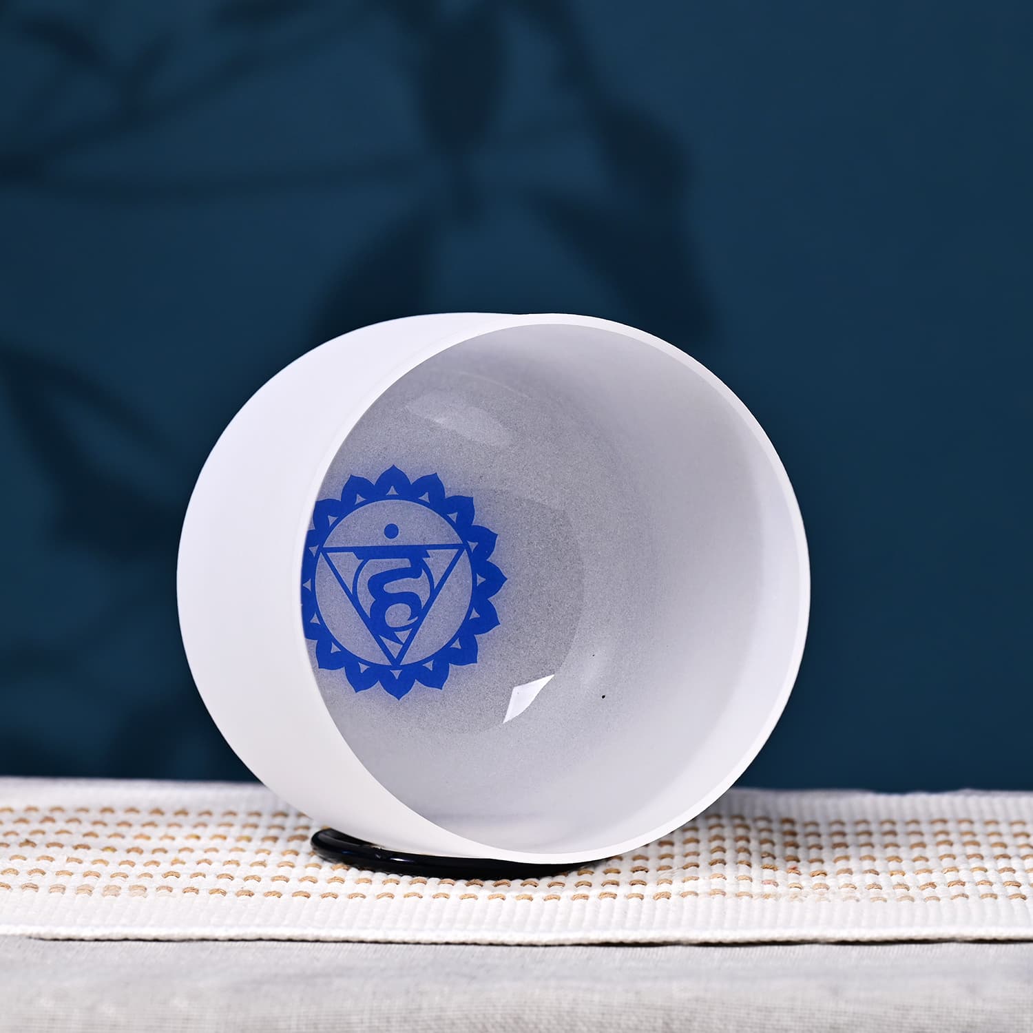 CVNC Note G Throat Chakra Symbol Crystal Singing Bowl For Chakra Healing Meditation