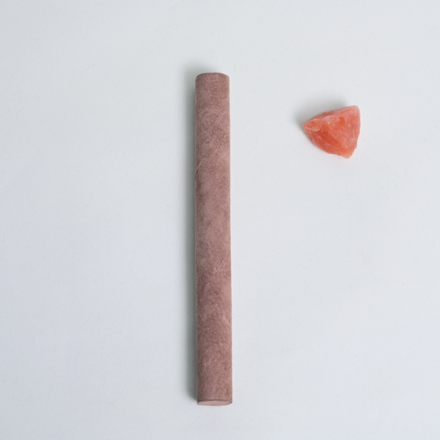 CVNC Pink Suede Mallet for Playing Crystal Singing Bowl Sheepskin Stick