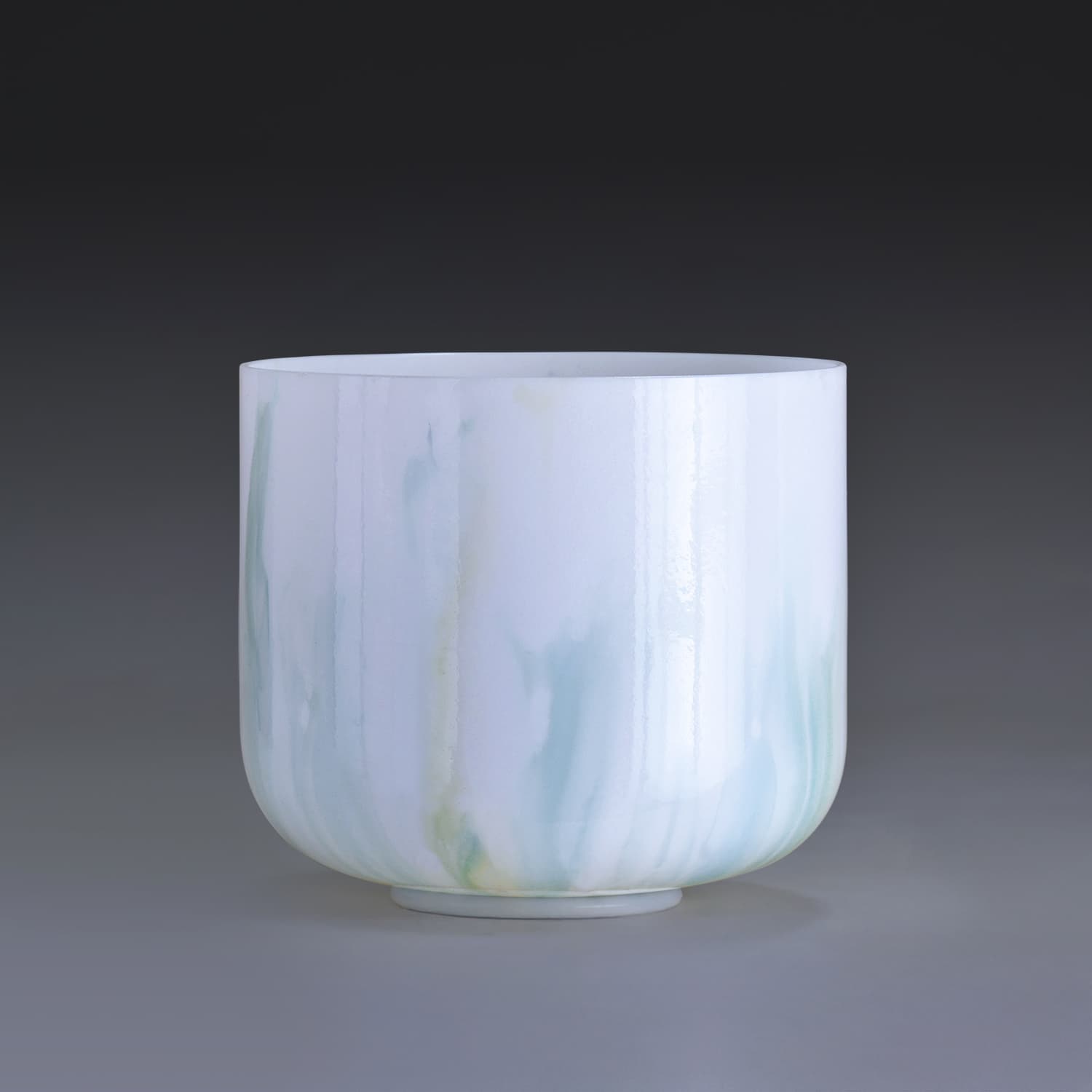 CVNC 7" E Note Empyrean Crystal Singing Bowl -25 cents