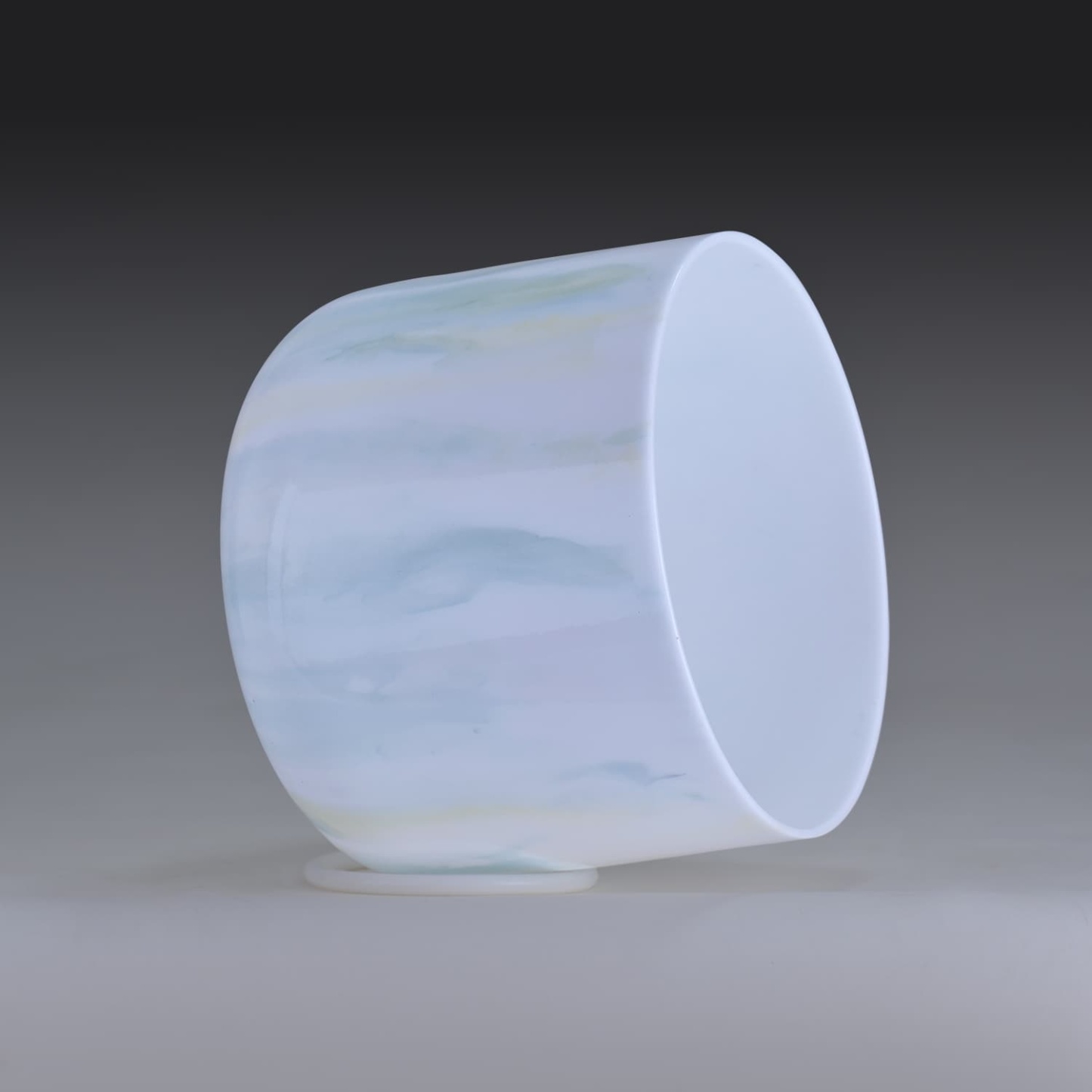 CVNC 7" E Note Empyrean Crystal Singing Bowl -25 cents