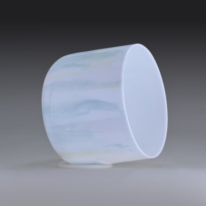 CVNC 7" E Note Empyrean Crystal Singing Bowl -25 cents