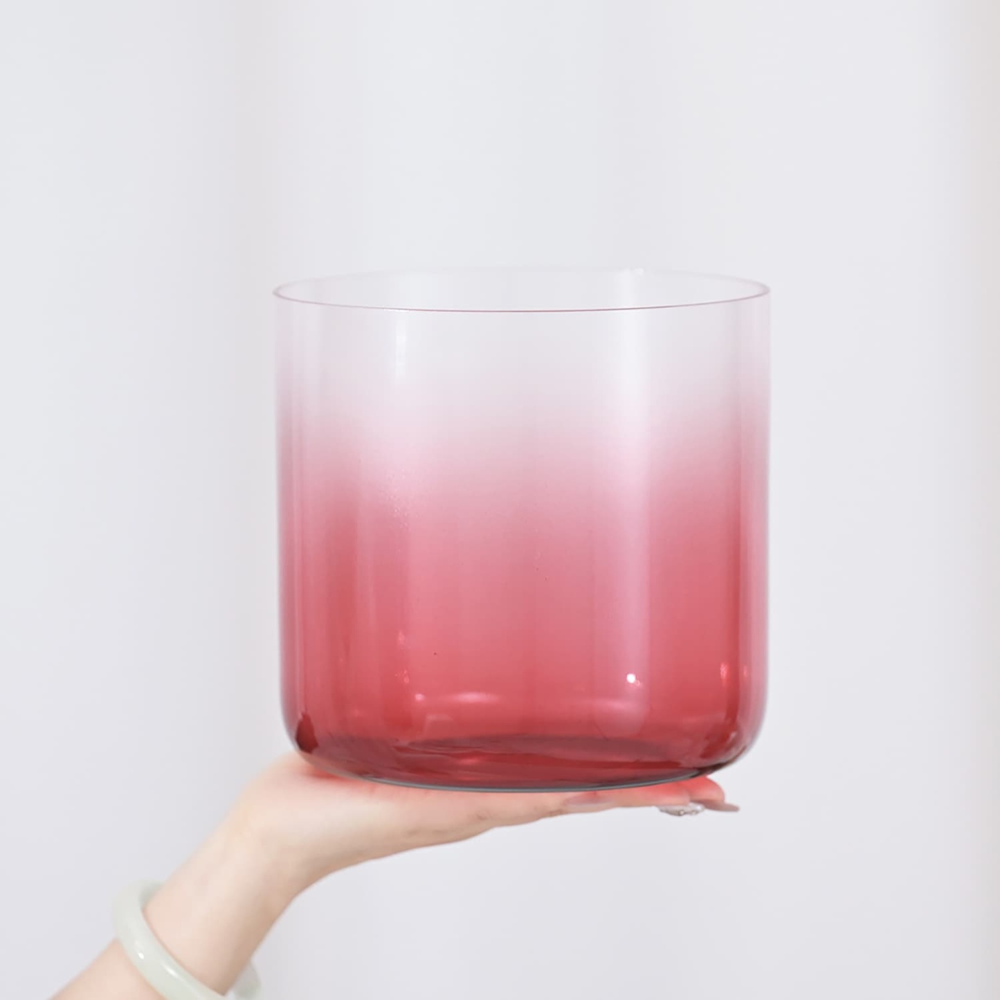 CVNC Aria Crystal Vermilion Alchemy Root Chakra Singing Bowl with Carrier Bag For Meditation Healing