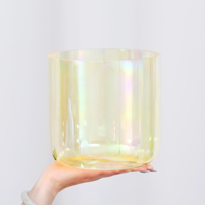 CVNC Citrine Crystal Singing Bowl with Carrier Bag