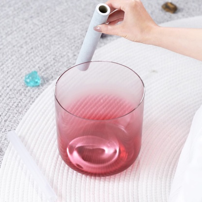CVNC Aria Crystal Vermilion Alchemy Root Chakra Singing Bowl with Carrier Bag For Meditation Healing