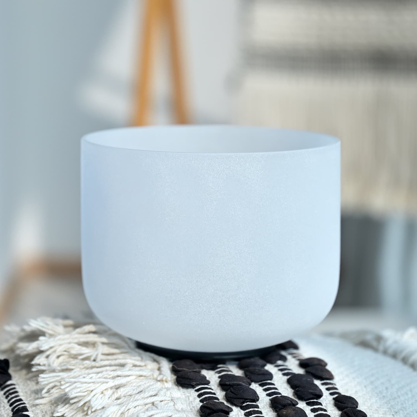 CVNC C Note Perfect Pitch Fifth Octave Frosted Crystal Singing Bowl