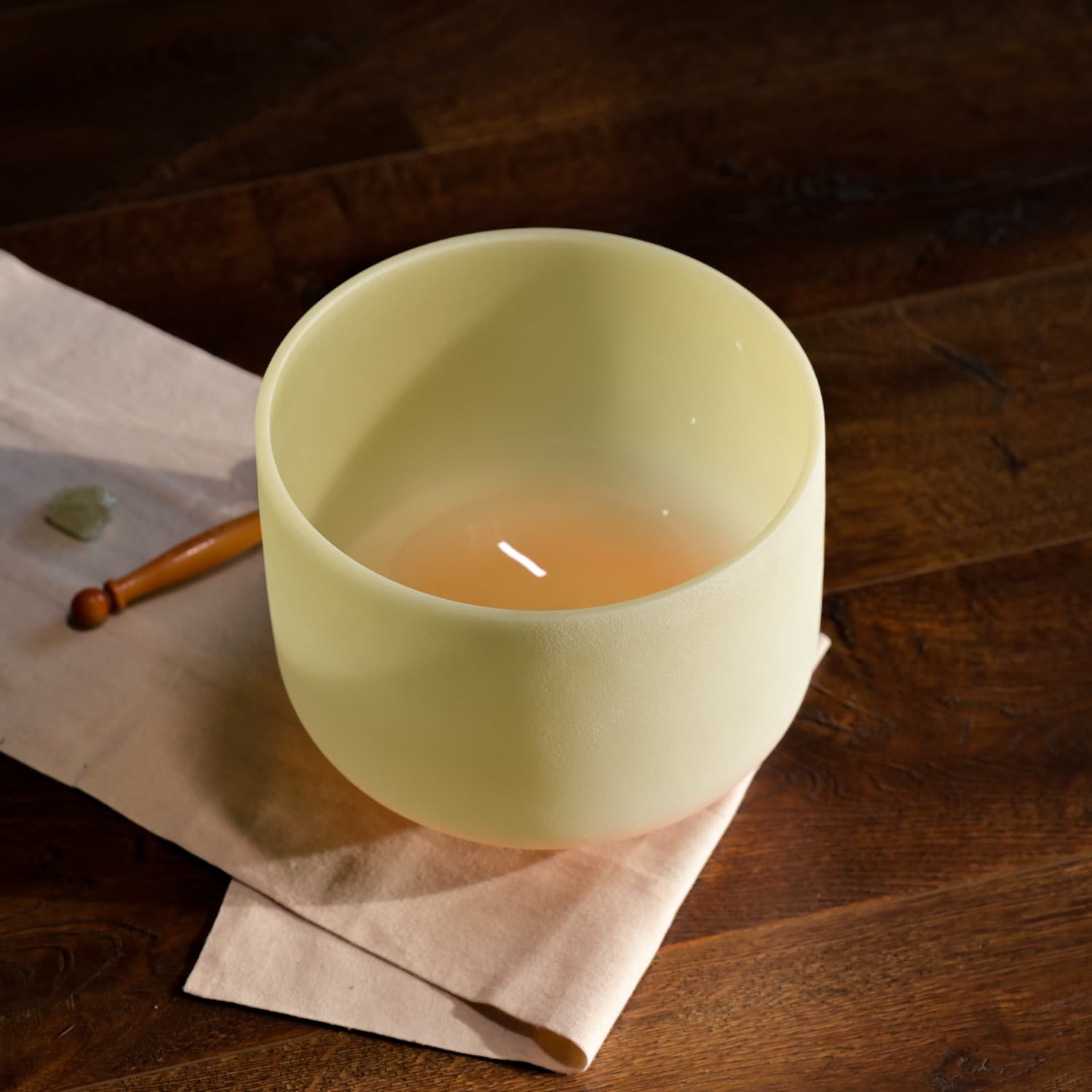CVNC Note E Lemon Quartz Empyrean Fusion Crystal Singing Bowl
