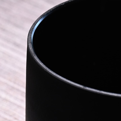 CVNC A Note Third-eye Chakra Black Frosted Crystal Singing Bowl For Sound Healing