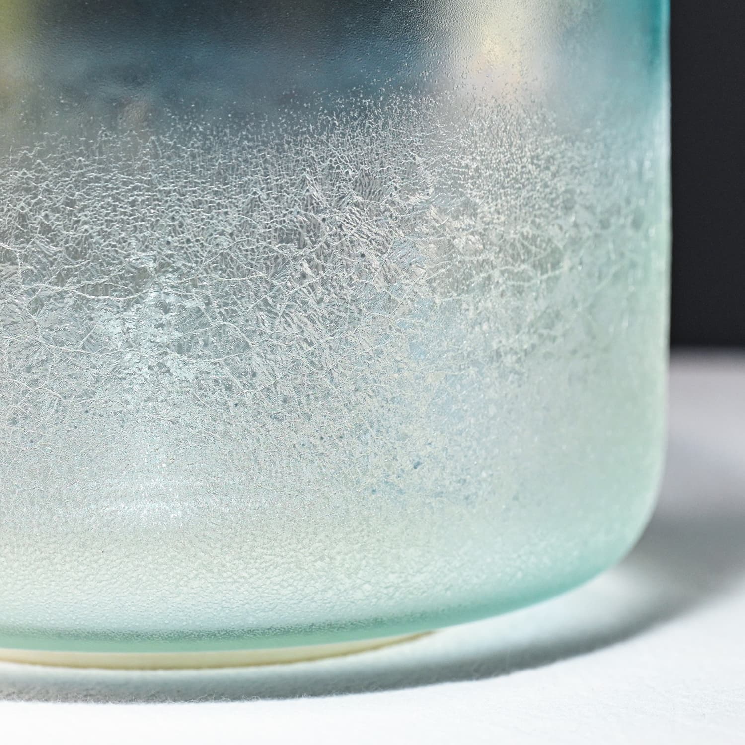 CVNC Frostbloom Blue Alchemy Singing Bowl with Carrier Bag For Sound Healing