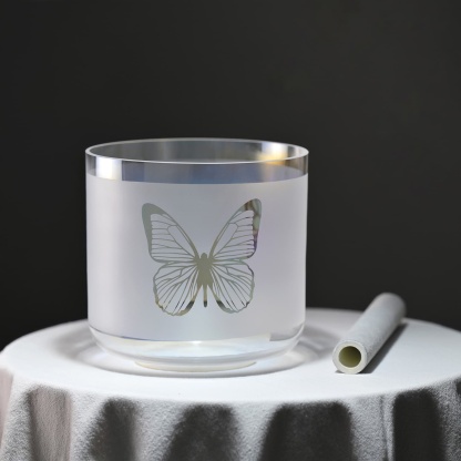 CVNC Snowland Butterfly Alchemy Singing Bowl with Carrier Bag For Sound Healing
