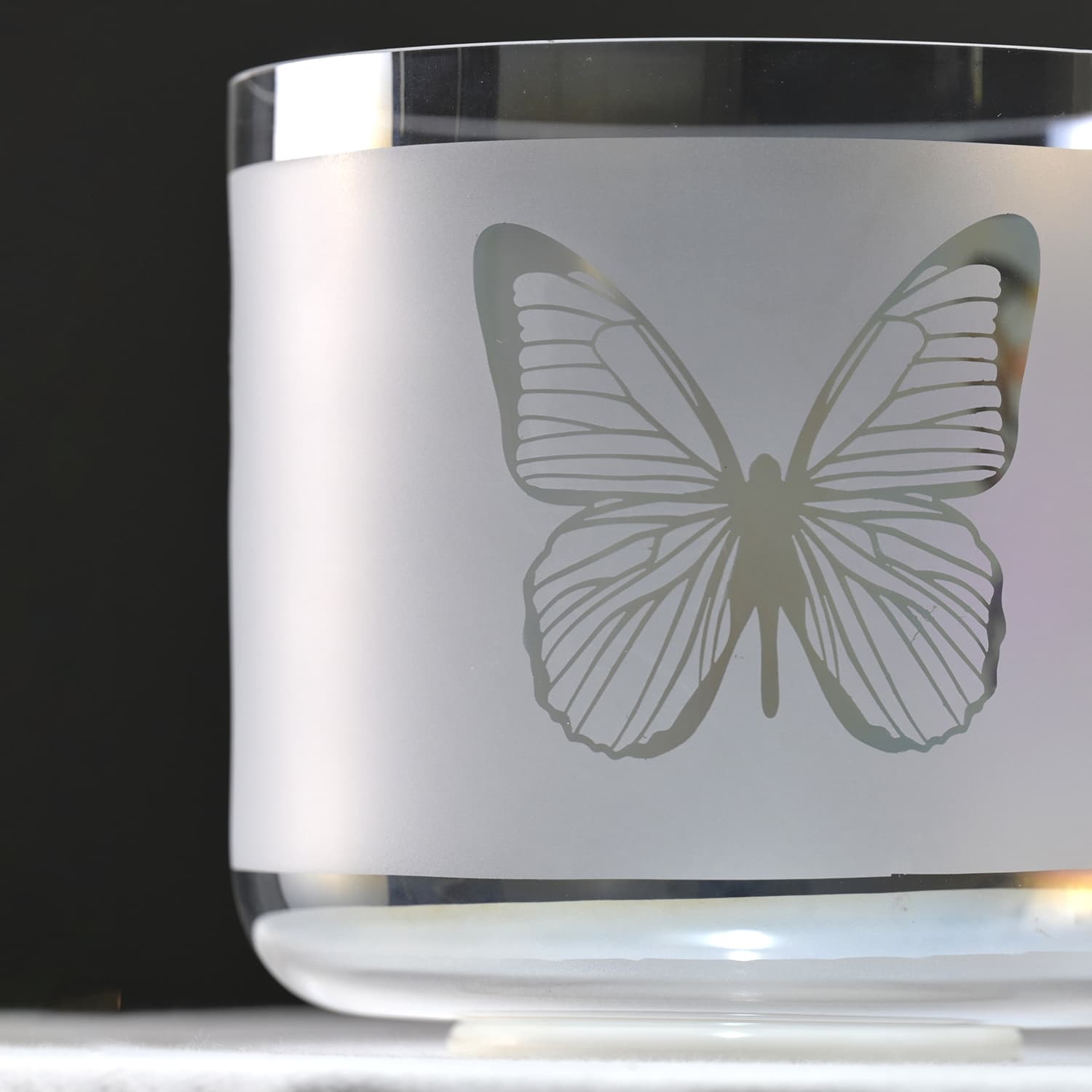 CVNC Snowland Butterfly Alchemy Singing Bowl with Carrier Bag For Sound Healing