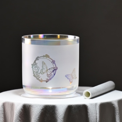 CVNC Butterfly Alchemy Singing Bowl with Carrier Bag For Chakra Healing Meditation