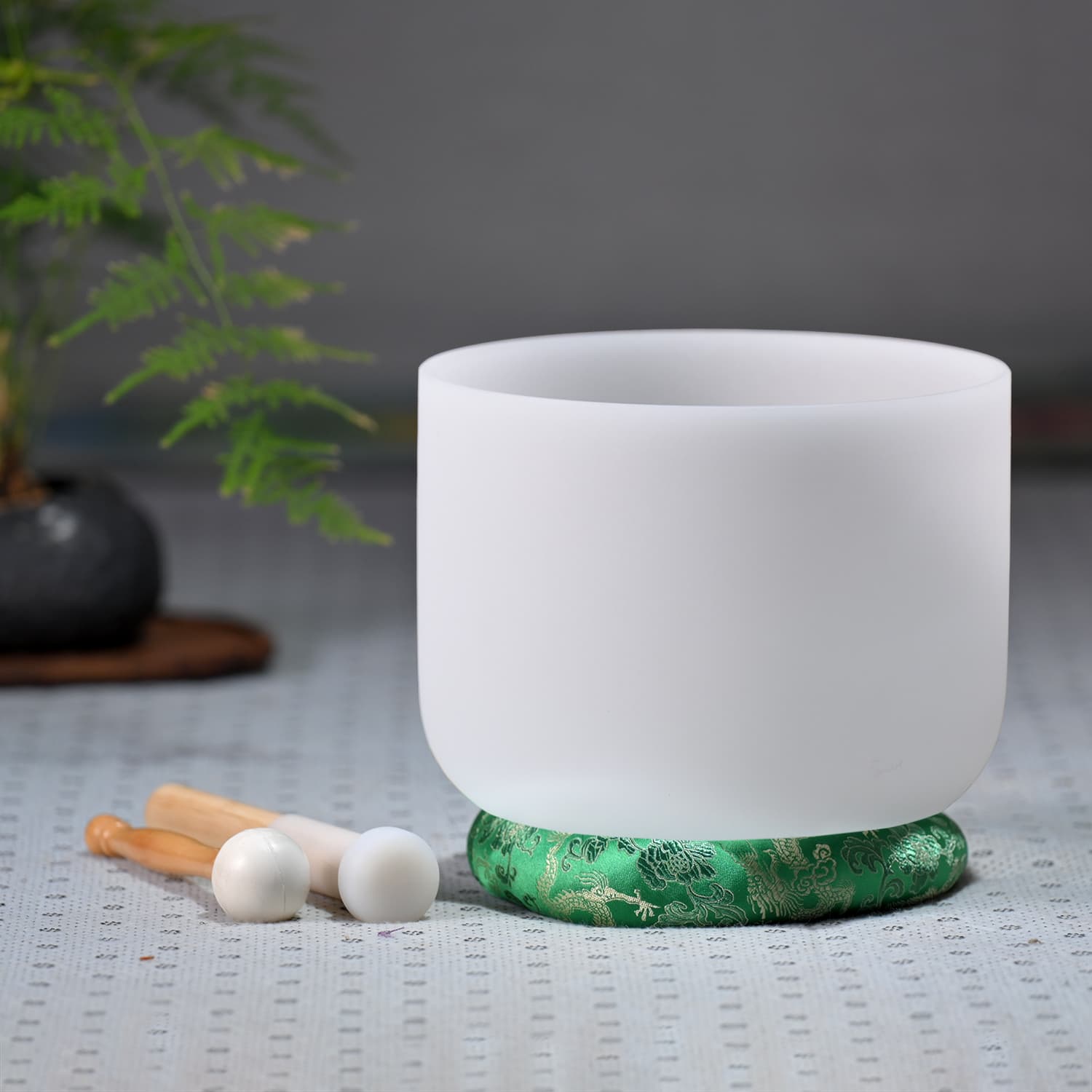 CVNC 432Hz Perfect Pitch Quartz Crystal Singing Bowl For Chakra Meditation