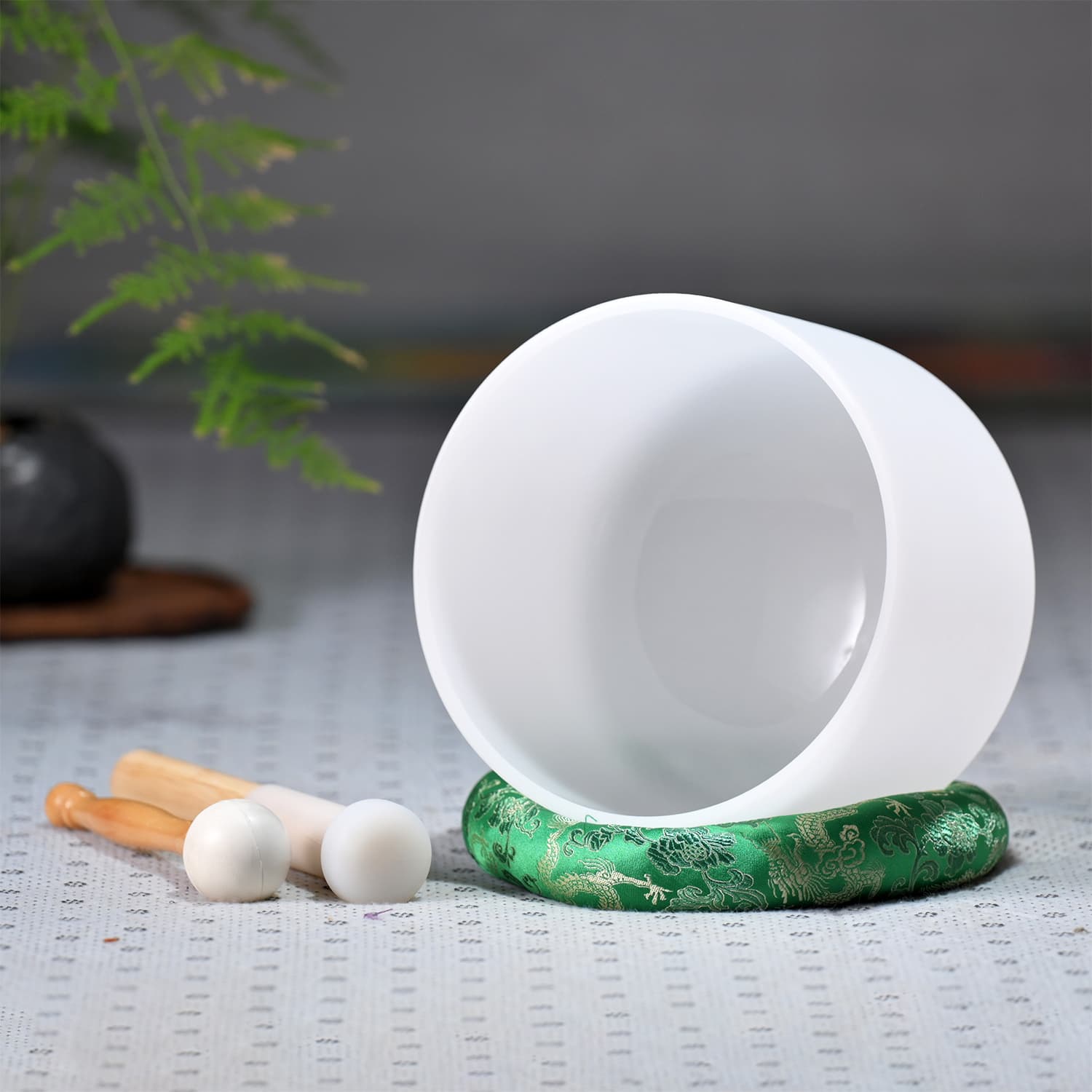 CVNC 432Hz Perfect Pitch Quartz Crystal Singing Bowl For Chakra Meditation
