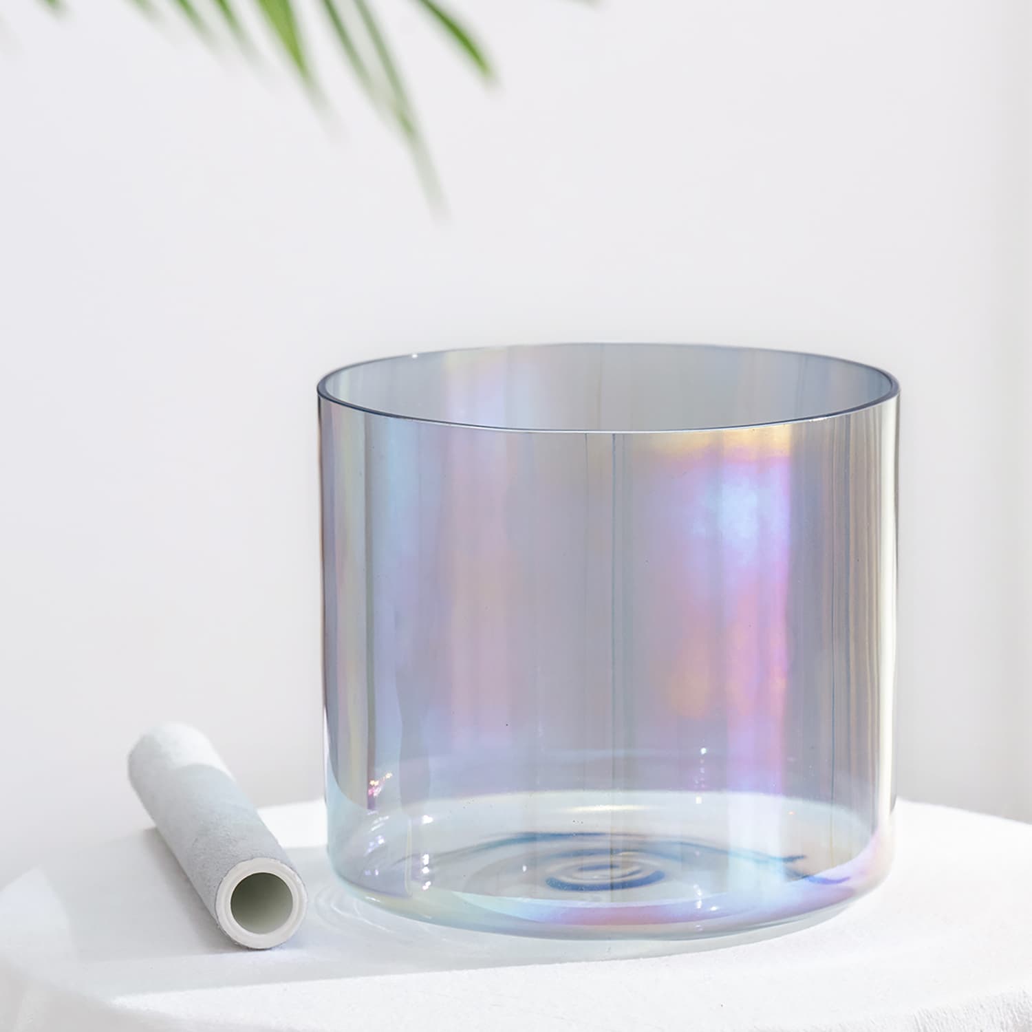 CVNC Crystal Vast Star Field Alchemy 440 Hz Perfect Pitch Crystal Singing Bowl with Carrier Bag For Sound Healing