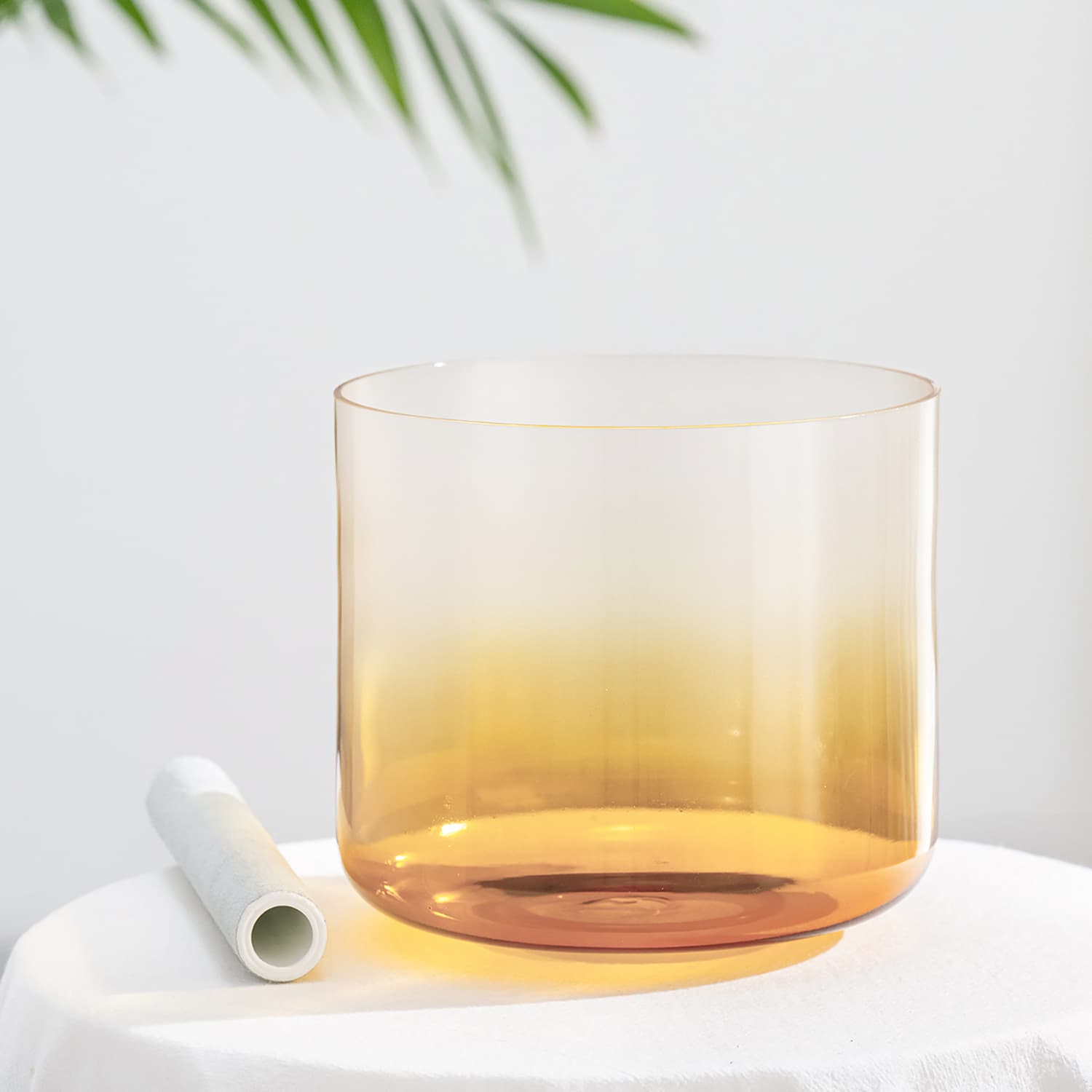 CVNC Aria Crystal Saffron Alchemy Sacral Chakra Singing Bowl with Carrier Bag For Meditation Healing
