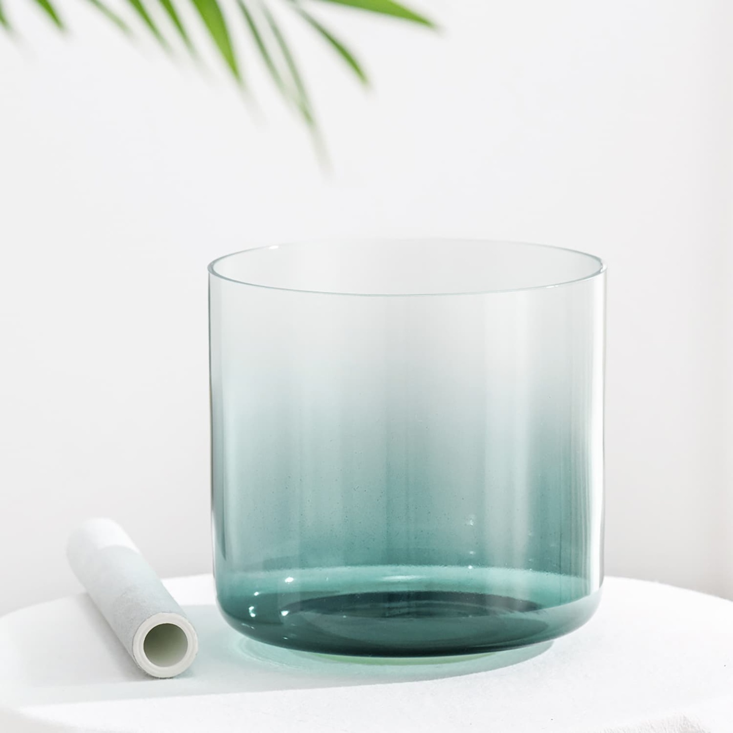 CVNC Aria Crystal Teal Alchemy Heart Chakra Singing Bowl with Carrier Bag For Sound Healing